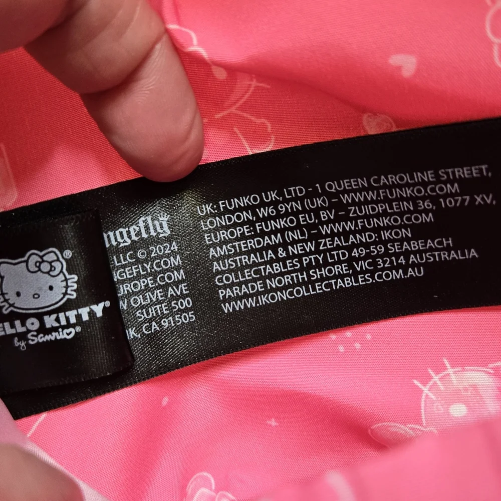 NEW Sanrio x Loungefly Hello Kitty‎ 50th anniversary pink glitter figural bag